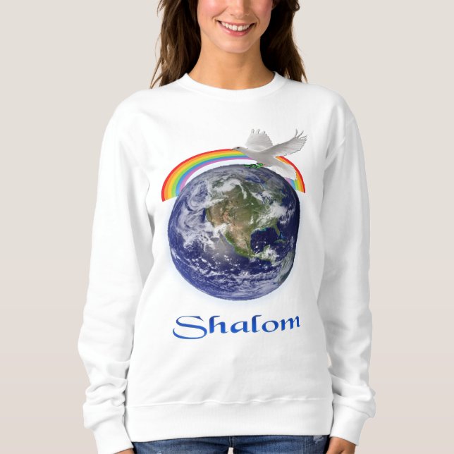Moletom t-shirts Shalom (Frente)
