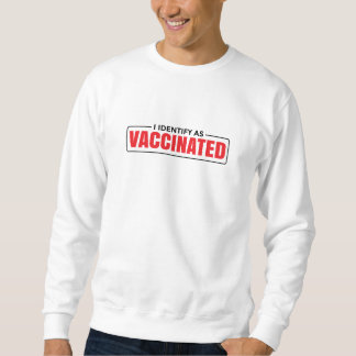 Moletom T-shirts vacinadas: "Identifico-me como Vacinado"