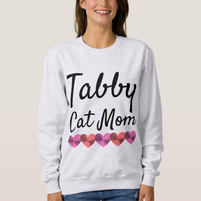 Moletom TABBY CAT MOM T-Shirts (Frente)