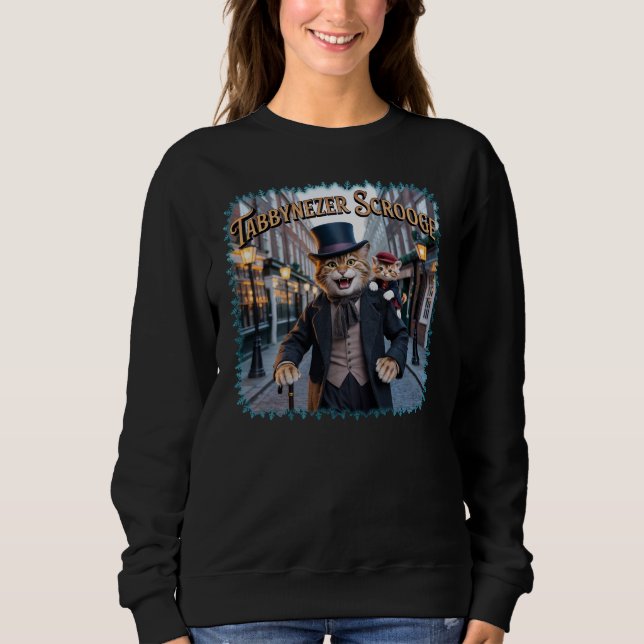 Moletom Tabbynezer Scrooge Illustration – Tabby Scrooge (Frente)