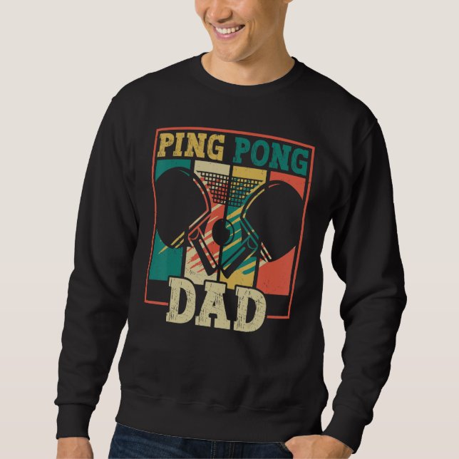 Moletom Table tennis player father ping pong dad funny tab (Frente)