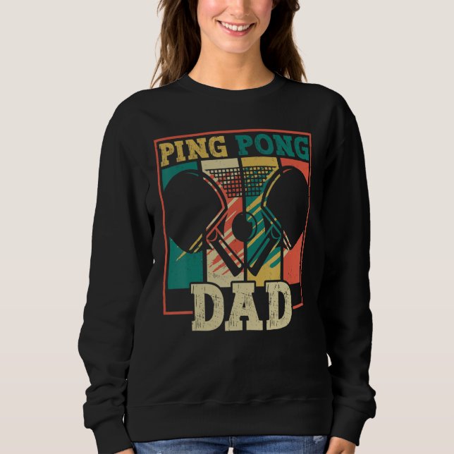 Moletom Table tennis player father ping pong dad funny tab (Frente)