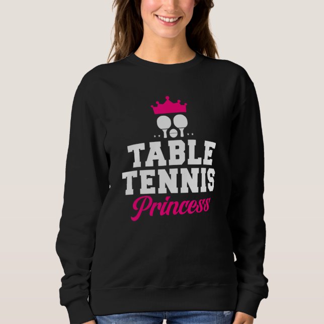 Moletom Table Tennis Princess (Frente)