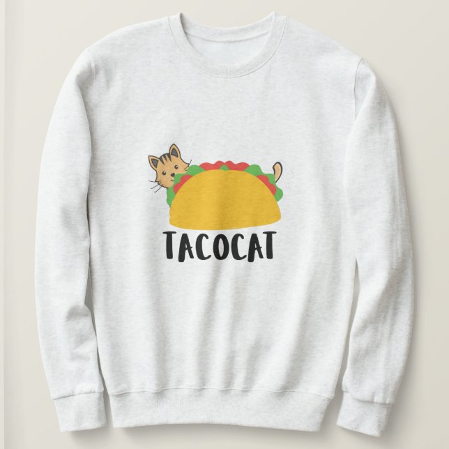 Moletom Taco bonito, Design de gato, doce, gata de gata (Frente do Design)