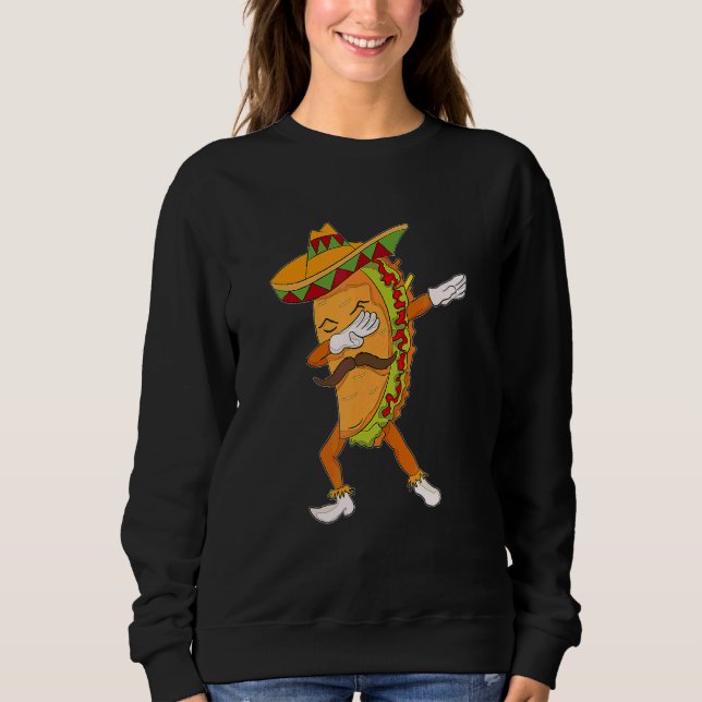 Moletom Taco Dabbing Posta Comida mexicana 5 De Mayo Boy G (Frente)