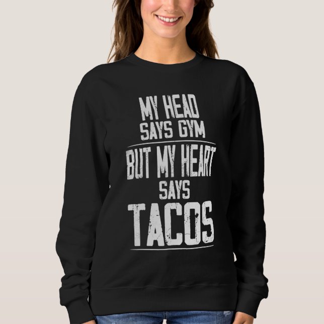 Moletom Taco Fitness - Ginásio Humorístico (Frente)