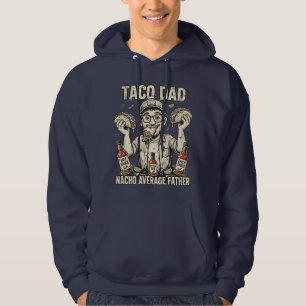 Moletom Taco Pai Camisola Divertida Nacho Pai Médio