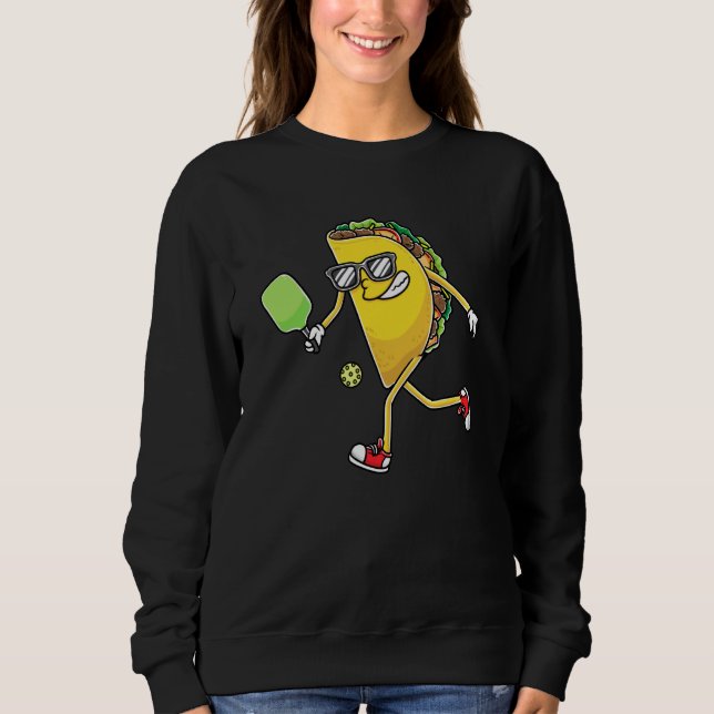 Moletom Taco Pickleball Mexican Cinco De Mayo Pickleball P (Frente)