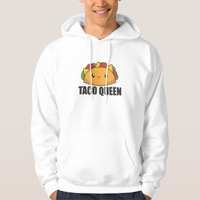 Moletom Taco Queen Cinco De Mayo Tacos Comida Engraçada (Frente)
