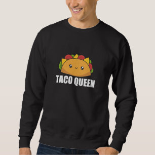 Moletom Taco Queen Cinco De Mayo Tacos Comida Engraçada