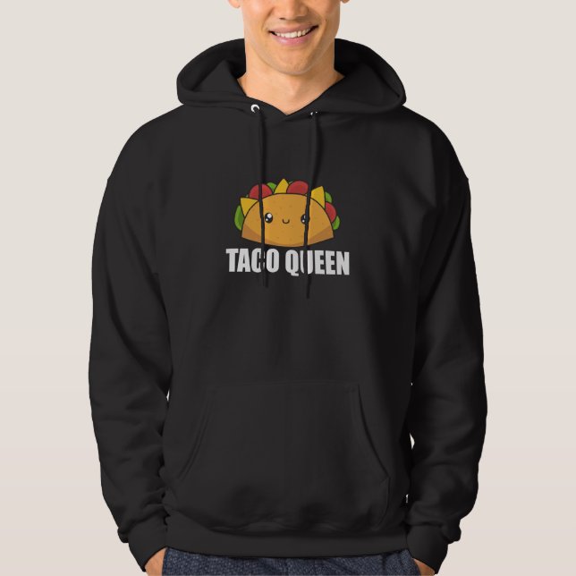 Moletom Taco Queen Cinco De Mayo Tacos Comida Engraçada (Frente)