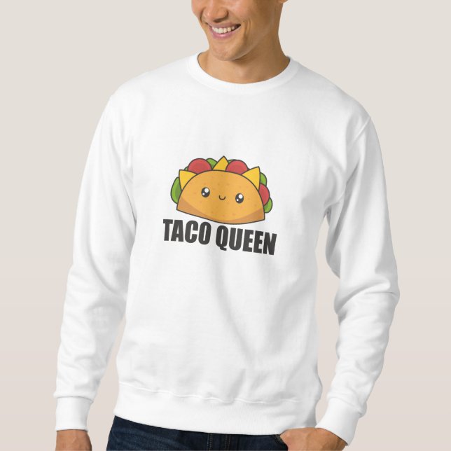 Moletom Taco Queen Cinco De Mayo Tacos Funny Food (Frente)