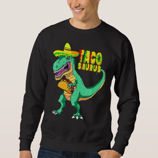 Moletom Taco Saurus Cinco De Mayo (Frente)