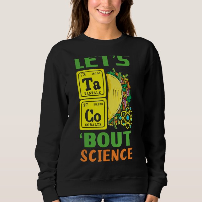 Moletom Taco Science Periódica Mesa Mexicana Cinco D (Frente)