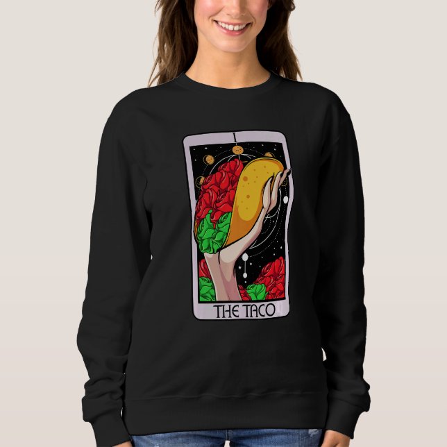 Moletom Taco Tarot Card Witchy Occult Alchemy Fortune (Frente)
