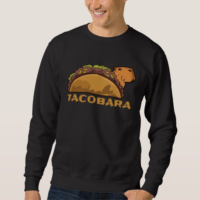 Moletom Tacobara Taco Capybara Animal Graphic Capibara (Frente)