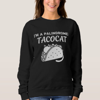 Moletom TACOCAT - Gato Palíndromo Amante Taco Humor Retro