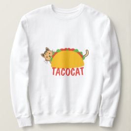 Moletom Tacocat Palindrome Taco Humor Novidade do Gato