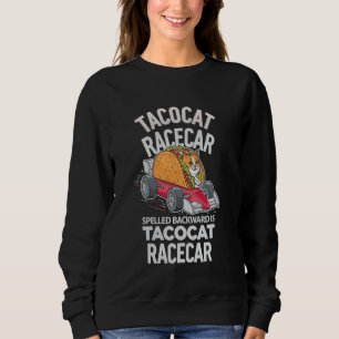 Moletom Tacocat Racecar Escrito ao Contrário é Tacocat Rac