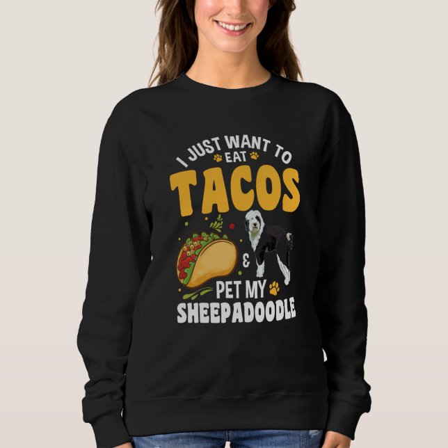 Moletom Tacos Doodle Dog Sheepadoodle (Frente)