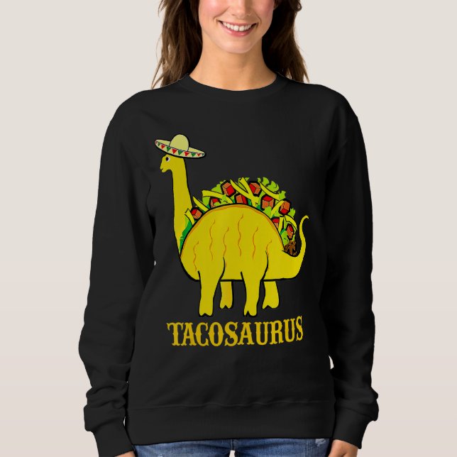 Moletom Tacosaurus Cinco De Mayo s Taco Dinossauro 1 (Frente)