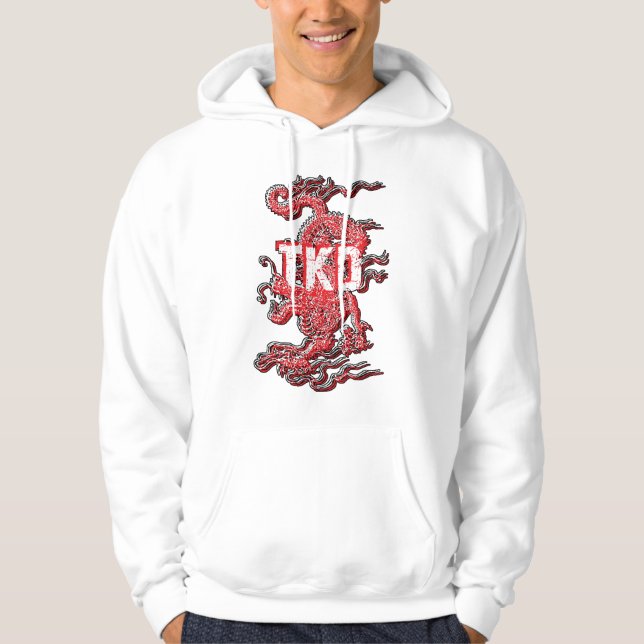Moletom Tae Kwon faz o Hoodie do dragão (Frente)