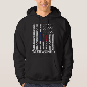 Moletom Taekwondo Coreano Artes Marciais Treinando Bandeir