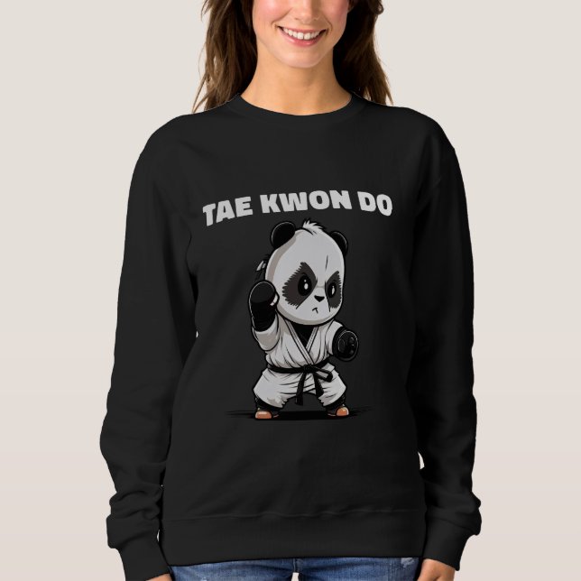 Moletom Taekwondo Panda Kid Fighter (Frente)