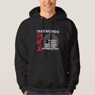 Moletom Taekwondo Tenets Arts Marciais Tae kwon do