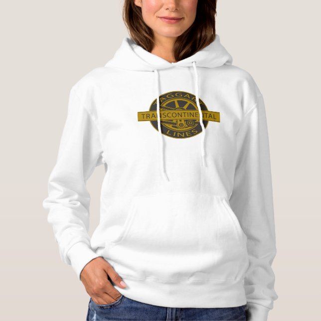 Moletom Taggart Hoodie WHT, mulher transcontinental (Frente)