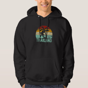 Moletom Tailândia Retro Palm Tree Vintage Sunset Souvenir 