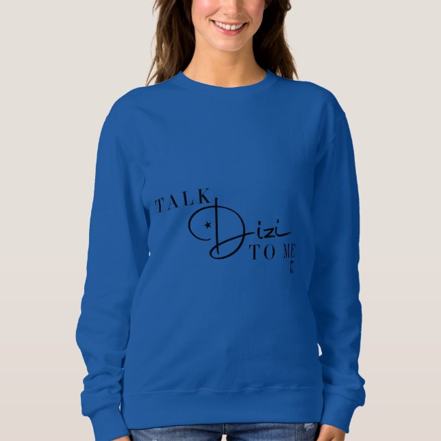 Moletom Talk Dizi Script Sweatshirt (Frente)