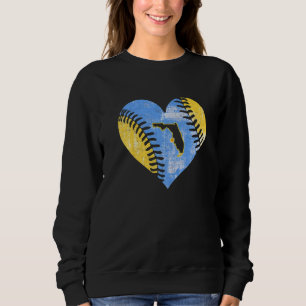 Moletom Tampa Bay Map Of Florida Retro Sport Men Women