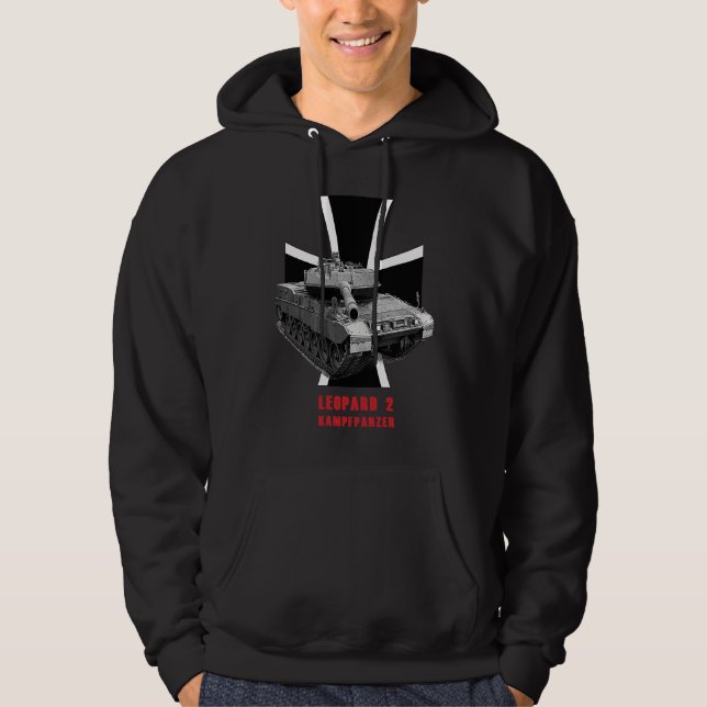 Moletom Tanque de Batalha Leopardo 2 Bundeswehr Kampfpanze (Frente)