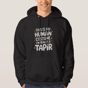 Moletom Tapir Esta é a minha fantasia humana. Sou mesmo um