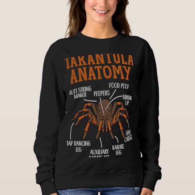 Moletom Tarantula Anatomy Arachnid Insetam Whisperer (Frente)