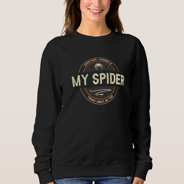 Moletom Tarantula Spider Terrarium Pet Trabalho de arte (Frente)