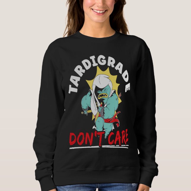 Moletom Tardigrade Don't Care Water Bear Biology Microbiol (Frente)