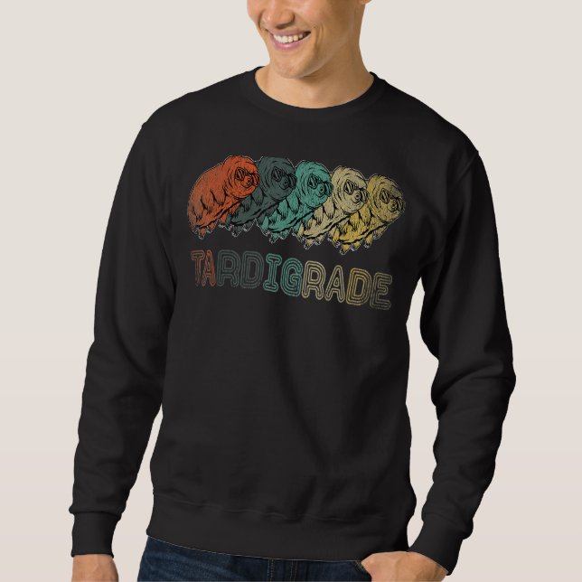 Moletom Tardigrado Vintage Retro Water Bear Science Microb (Frente)