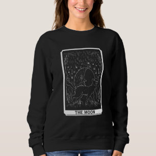 Moletom Tarot Card Crescent Moon E Black Cat Graphical Hal