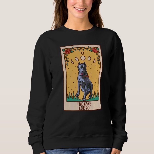 Moletom Tarot Card Occulta Magic Occultism Cane Corso (Frente)