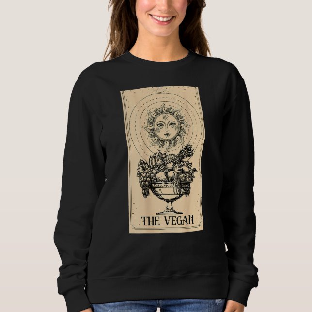 Moletom Tarot Cards The Vegan Witchcraft Fortune Teller Oc (Frente)