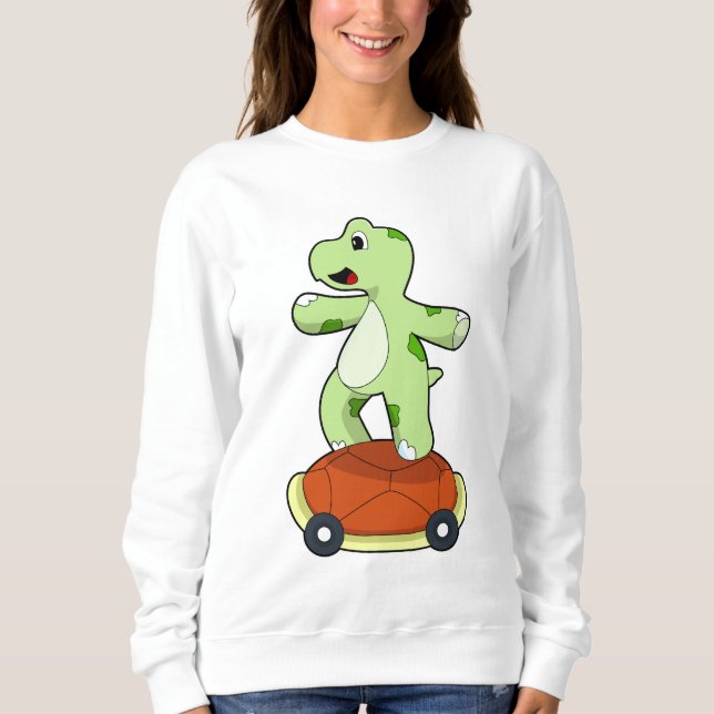 Moletom Tartaruga com Shell como skate (Frente)