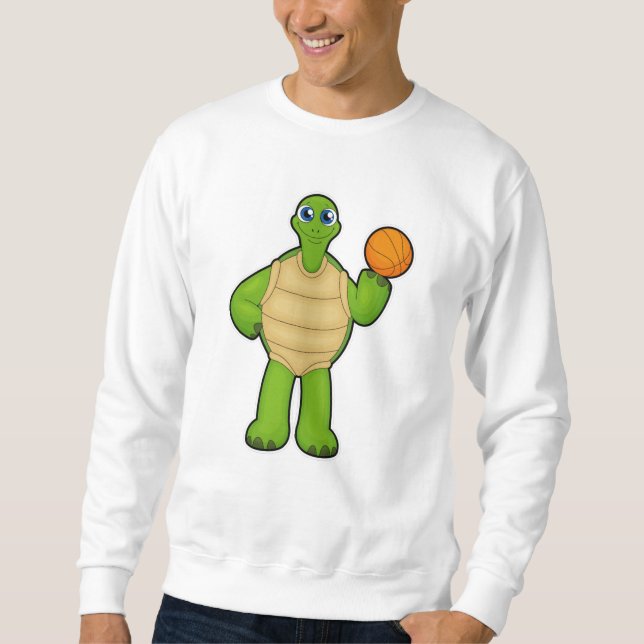 Moletom Tartaruga como jogador de basquetebol (Frente)