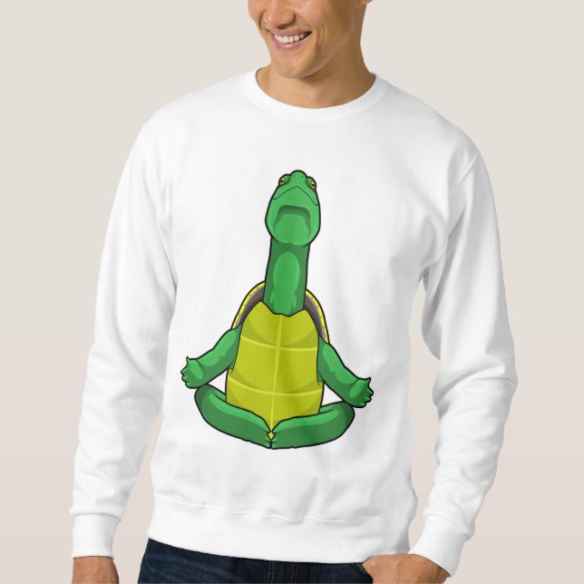 Moletom Tartaruga em Meditação de Yoga (Frente)