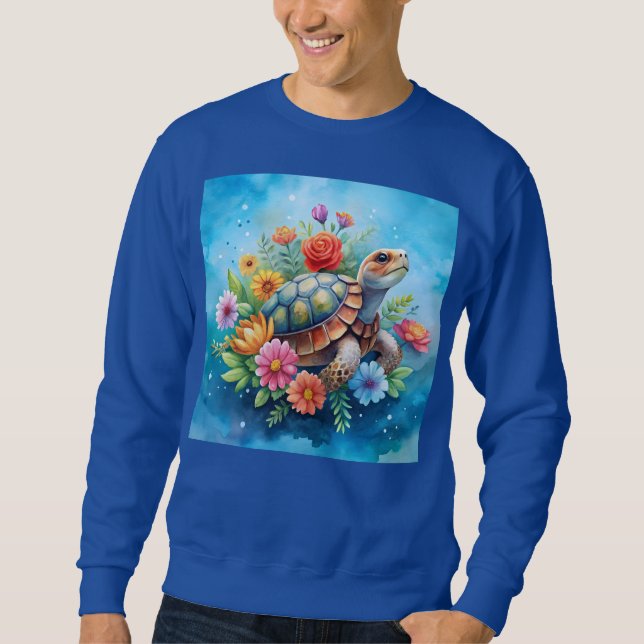 Moletom Tartaruga Floral (Frente)
