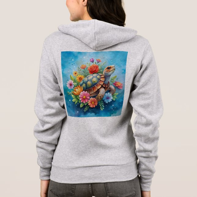 Moletom Tartaruga Floral (Verso)