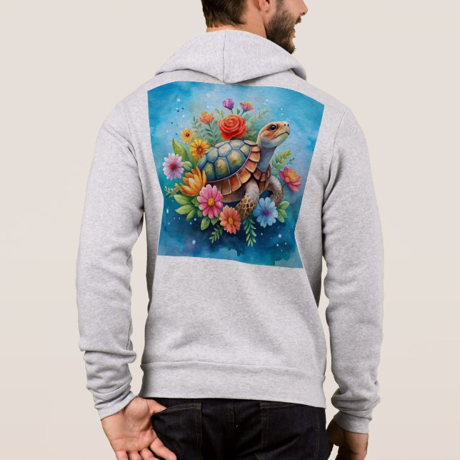 Moletom Tartaruga Floral (Verso)