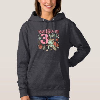 Moletom Tartaruga Marinha Desenho Vetorial Menina 3º Anive
