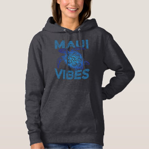 Moletom Tartaruga Marinha Tribal Azul Polinésio Vibrações